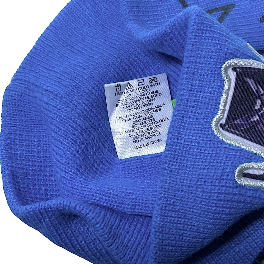 Star Wars Knit Beanie Cap Darth Vader Blue Black Boys Kids Ski Hat Blue One Size - Picture 7 of 13